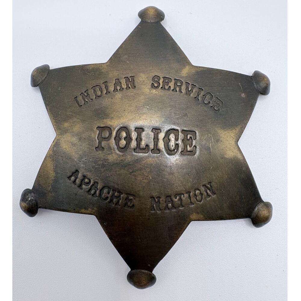 Replica Apache Nation Police Badge